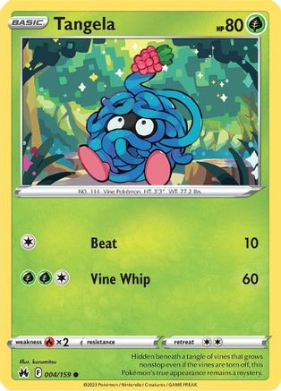 Tangela (004/159) [Sword & Shield: Crown Zenith] | Silver Goblin