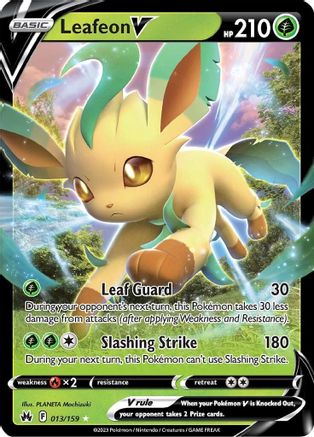 Leafeon V (013/159) [Sword & Shield: Crown Zenith] | Silver Goblin