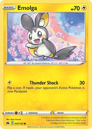 Emolga (047/159) [Sword & Shield: Crown Zenith] | Silver Goblin