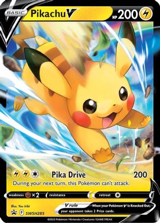 Pikachu V - SWSH285 (SWSH285) Holofoil - SWSH Sword & Shield Promo Cards