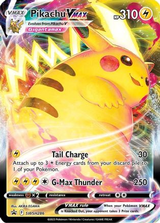 Pikachu VMAX - SWSH286 (SWSH286) Holofoil - SWSH Sword & Shield Promo Cards