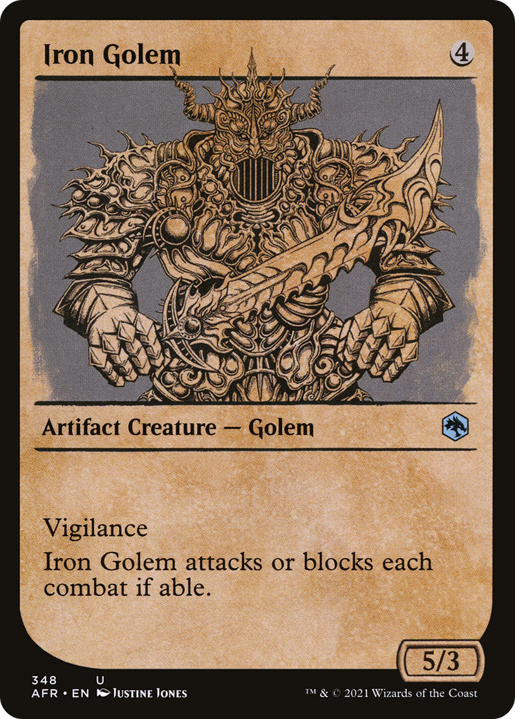 Iron Golem (Showcase) [Dungeons & Dragons: Adventures in the Forgotten Realms] | Silver Goblin