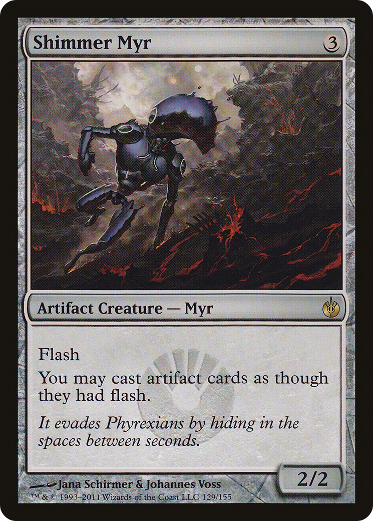 Shimmer Myr [Mirrodin Besieged] | Silver Goblin