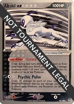 Absol ex (92/108) (Legendary Ascent - Tom Roos) [World Championships 2007] | Silver Goblin