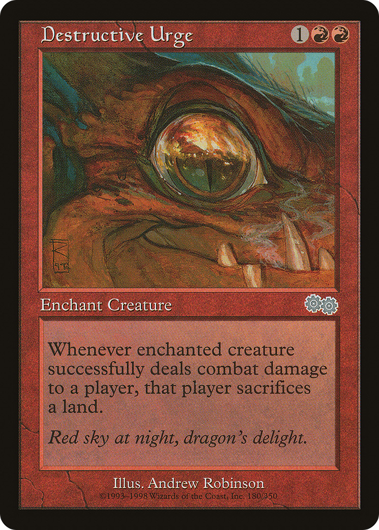 Destructive Urge [Urza's Saga] | Silver Goblin