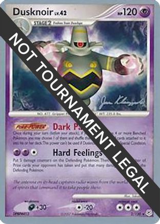 Dusknoir LV.42 (2/130) (Psychic Lock - Jason Klaczynski) [World Championships 2008] | Silver Goblin