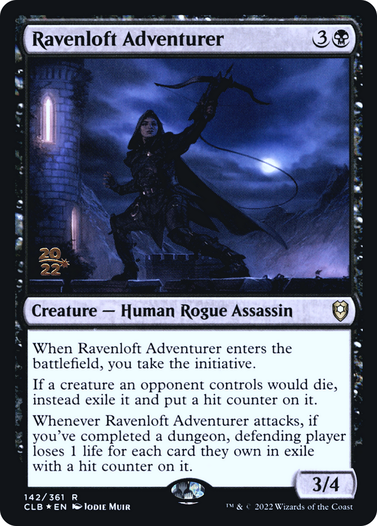 Ravenloft Adventurer [Commander Legends: Battle for Baldur's Gate Prerelease Promos]