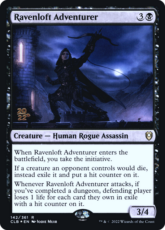 Ravenloft Adventurer [Commander Legends: Battle for Baldur's Gate Prerelease Promos]