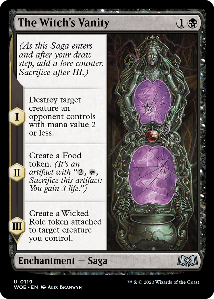The Witch's Vanity [Wilds of Eldraine] Foil