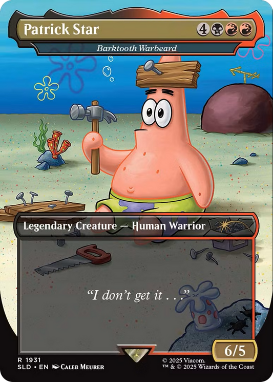 Barktooth Warbeard (Patrick Star) (1931) - Secret Lair Drop