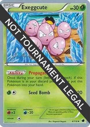 Exeggcute (4/116) (HonorStoise - Jacob Van Wagner) [World Championships 2015]