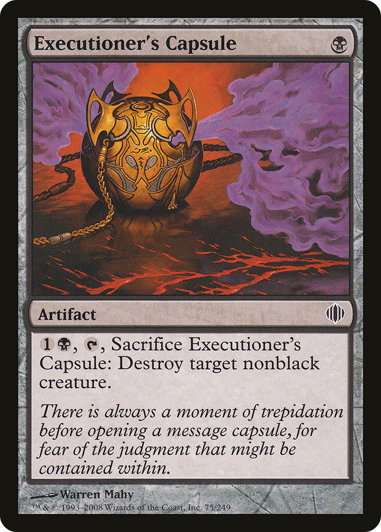 Executioner's Capsule [Shards of Alara] | Silver Goblin