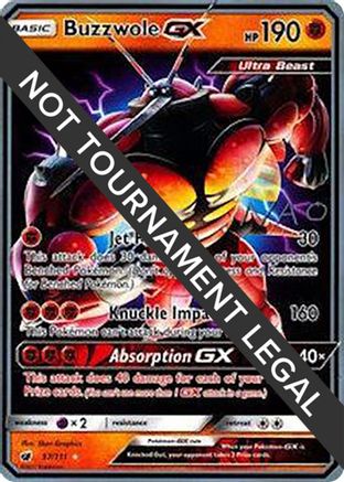 Buzzwole GX (57/111) (Buzzroc - Naohito Inoue) [World Championships 2018] | Silver Goblin