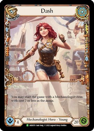 Dash - HER070 (HER070) Cold Foil - Flesh and Blood: Promo Cards