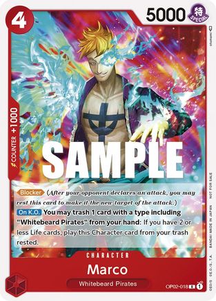 Marco (Promotion Pack 2023) [One Piece Promotion Cards] | Silver Goblin