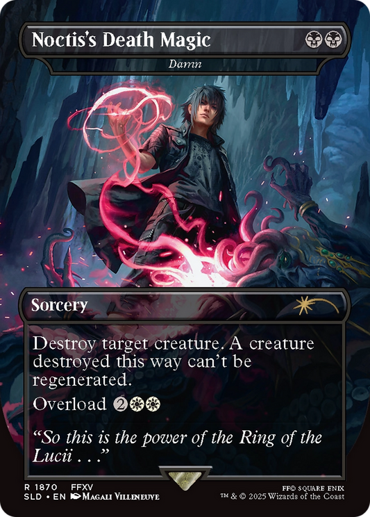 Damn (Noctis's Death Magic) (1870) Foil - Secret Lair Drop