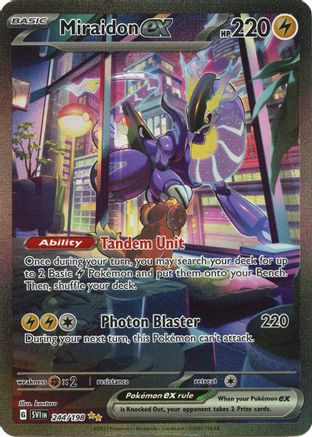 Miraidon ex (244/198) [Scarlet & Violet: Base Set] | Silver Goblin