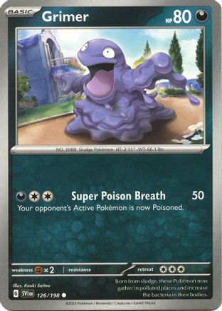 Grimer (126/198) [Scarlet & Violet: Base Set] | Silver Goblin