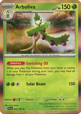 Arboliva (023/198) [Scarlet & Violet: Base Set] | Silver Goblin