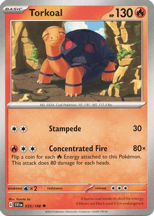 Torkoal (035/198) [Scarlet & Violet: Base Set] | Silver Goblin