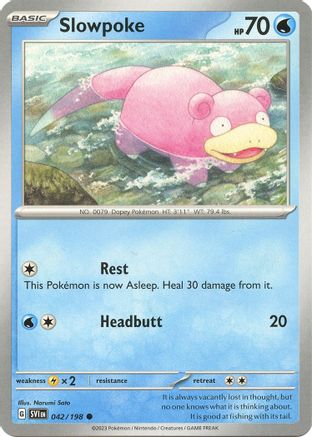 Slowpoke (42) - Scarlet & Violet