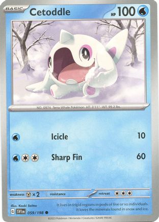 Cetoddle (059/198) [Scarlet & Violet: Base Set] | Silver Goblin