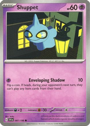 Shuppet (87) - Scarlet & Violet