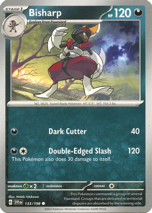 Bisharp (133/198) [Scarlet & Violet: Base Set] | Silver Goblin