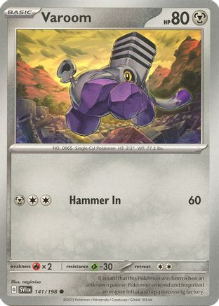 Varoom (141/198) [Scarlet & Violet: Base Set] | Silver Goblin