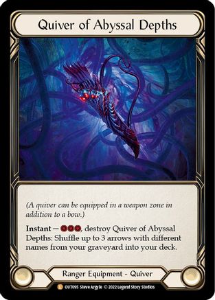 Quiver of Abyssal Depths (OUT095) Cold Foil - Outsiders