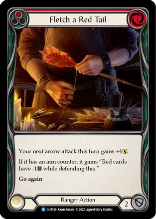 Fletch a Red Tail (Red) (OUT109) - Outsiders