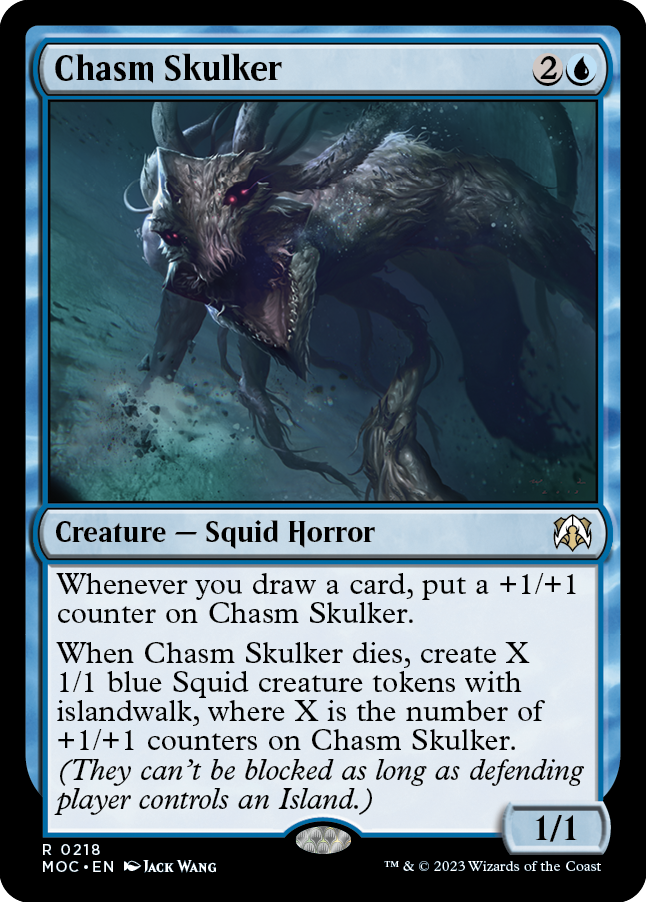 Chasm Skulker [March of the Machine Commander] | Silver Goblin