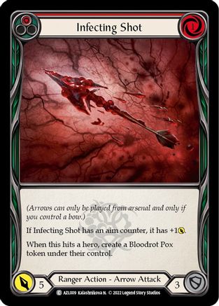 Infecting Shot (Red)  (AZL009) - Blitz Deck: Outsiders - Azalea | Silver Goblin