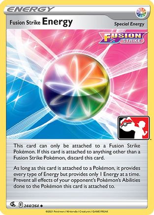 Fusion Strike Energy (244/264) [Prize Pack Series Two] | Silver Goblin