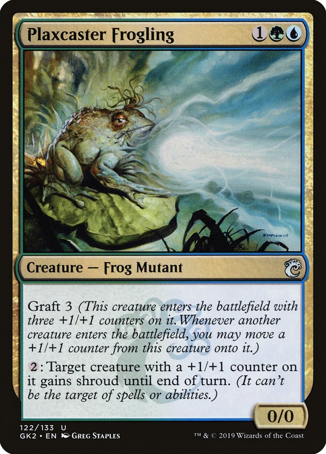 Plaxcaster Frogling [Ravnica Allegiance Guild Kit] | Silver Goblin