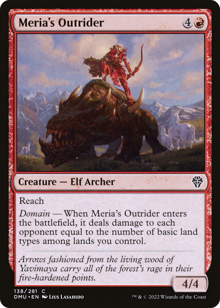 Meria's Outrider [Dominaria United] | Silver Goblin