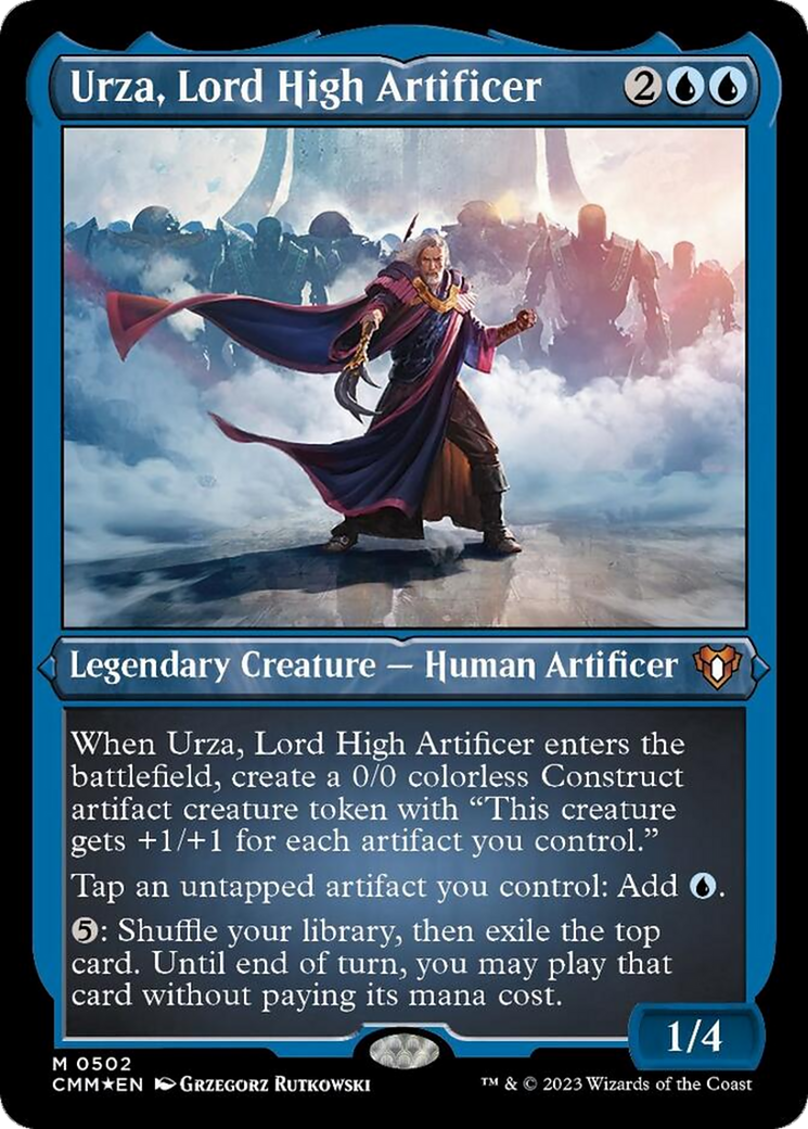 Urza, Lord High Artificer (Foil Etched) [Commander Masters] | Silver Goblin