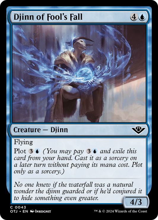 Djinn of Fool's Fall [Outlaws of Thunder Junction] Foil