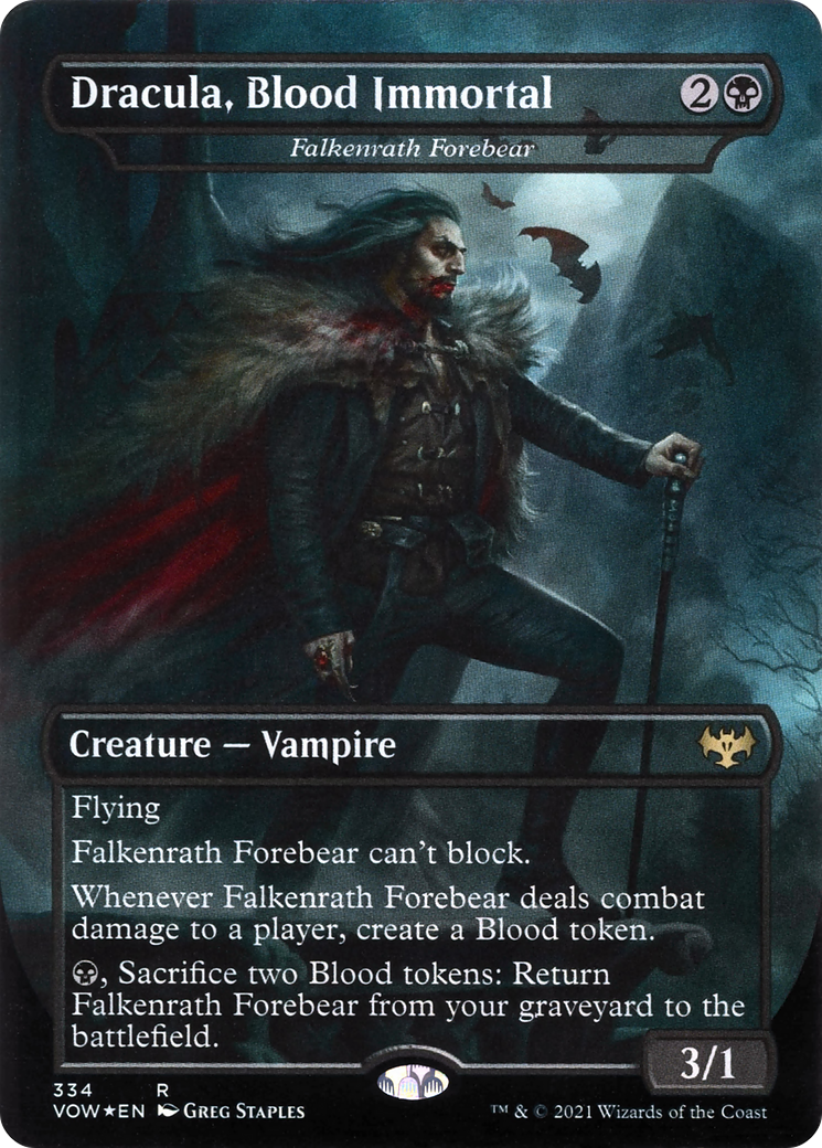 Falkenrath Forebear - Dracula, Blood Immortal [Innistrad: Crimson Vow] | Silver Goblin