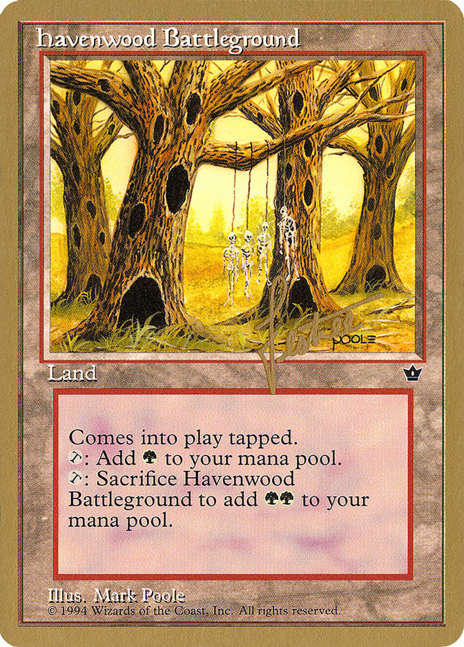 Havenwood Battleground (Bertrand Lestree) [Pro Tour Collector Set] | Silver Goblin