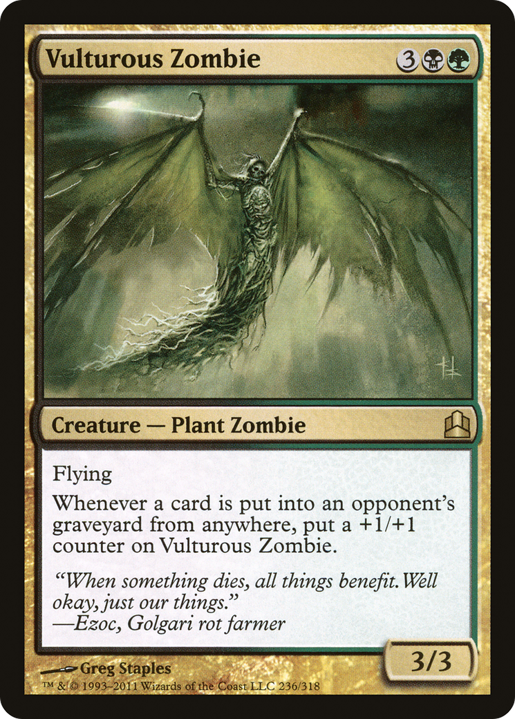 Vulturous Zombie [Commander 2011] | Silver Goblin