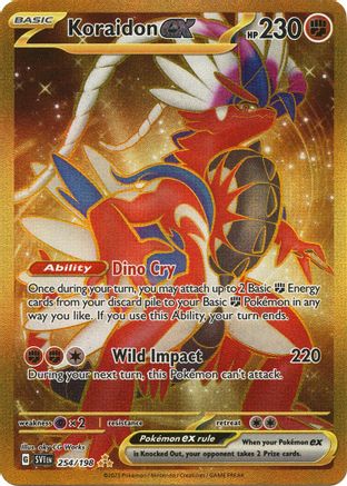 Koraidon ex (254/198) [Scarlet & Violet: Base Set] | Silver Goblin