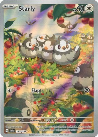 Starly (221) Holofoil - Scarlet & Violet