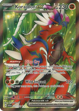 Koraidon ex (231/198) [Scarlet & Violet: Base Set] | Silver Goblin