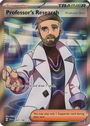 Professor's Research (Professor Turo) (241/198) [Scarlet & Violet: Base Set] | Silver Goblin