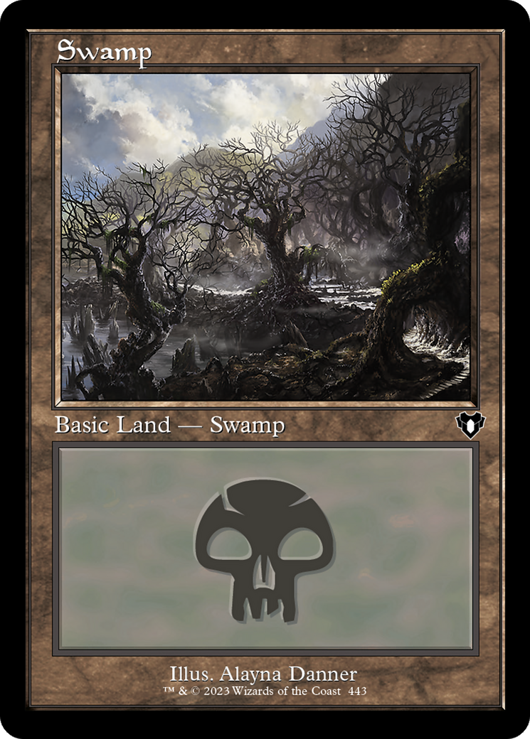 Swamp (443) (Retro) [Commander Masters]