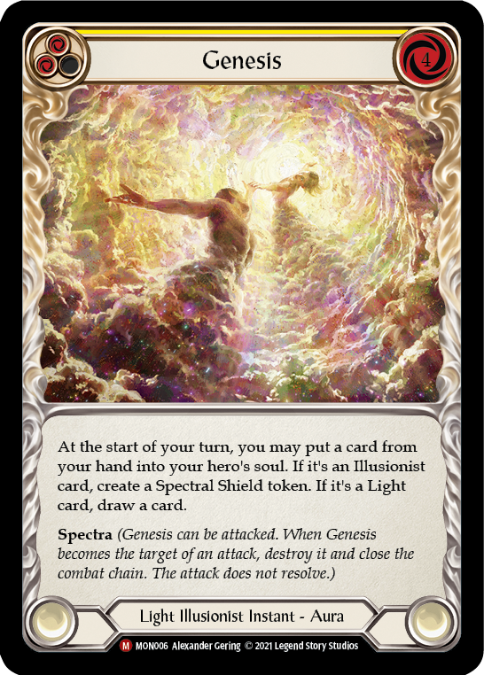 Genesis [MON006-RF] (Monarch)  1st Edition Rainbow Foil | Silver Goblin