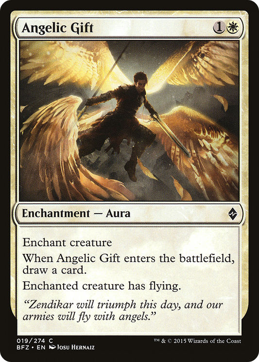 Angelic Gift [Battle for Zendikar] Foil