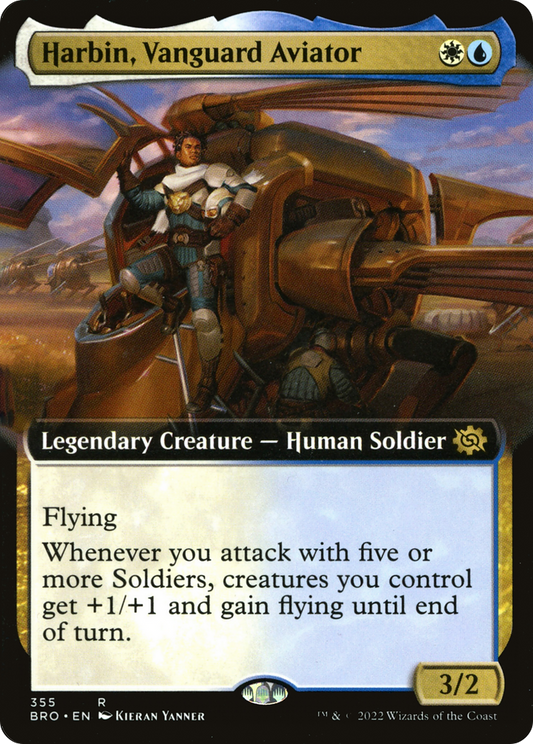 Harbin, Vanguard Aviator (Extended Art) [The Brothers' War]