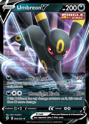 Umbreon V - 094/203 (Non-Holo) (94) - Deck Exclusives